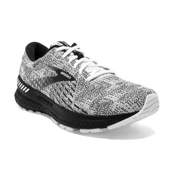 Brooks White Black Adrenaline GTS 21 1203291B135