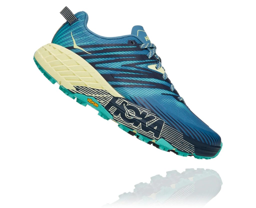 هوکا (HOKA one one blue green speedgoat 4 ( 1106527 pblg