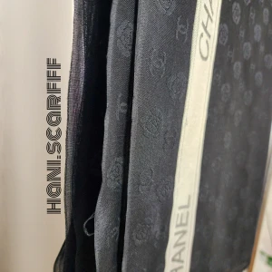 شال ژاکارد نخی مدل chanel