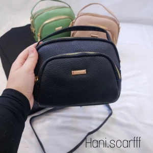 کیف سه زیپ رنگ مشکی