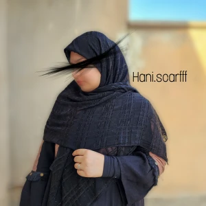 روسری حریر نگین دار