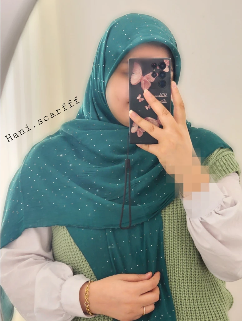 روسری اسلیپ نگین دار کد ۵۹