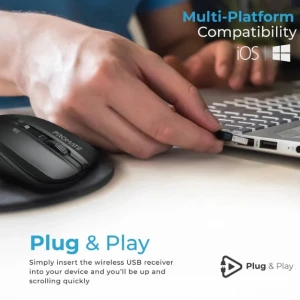 ماوس بی سیم پرومیت مدل CONTOUR