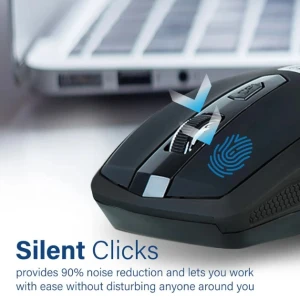 ماوس بی سیم پرومیت مدل BREEZE- مشکی