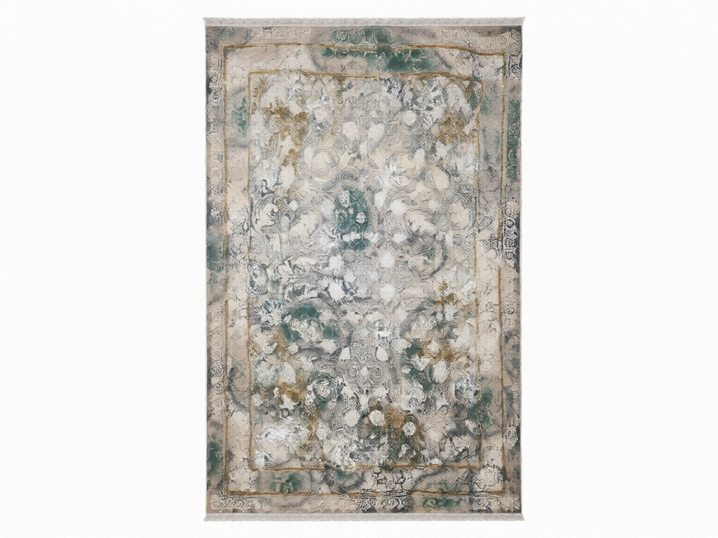 فرش ماشینی ۱۲۰۰ شانه طرح ابریشمی کلاسیک