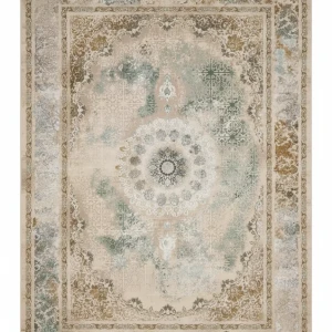 فرش ماشینی ۱۲۰۰ شانه طرح کلاسیک وینتیج