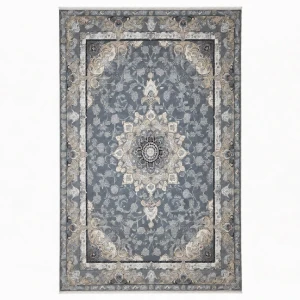 فرش ماشینی کلاسیک 1200 شانه – سری خاکستری