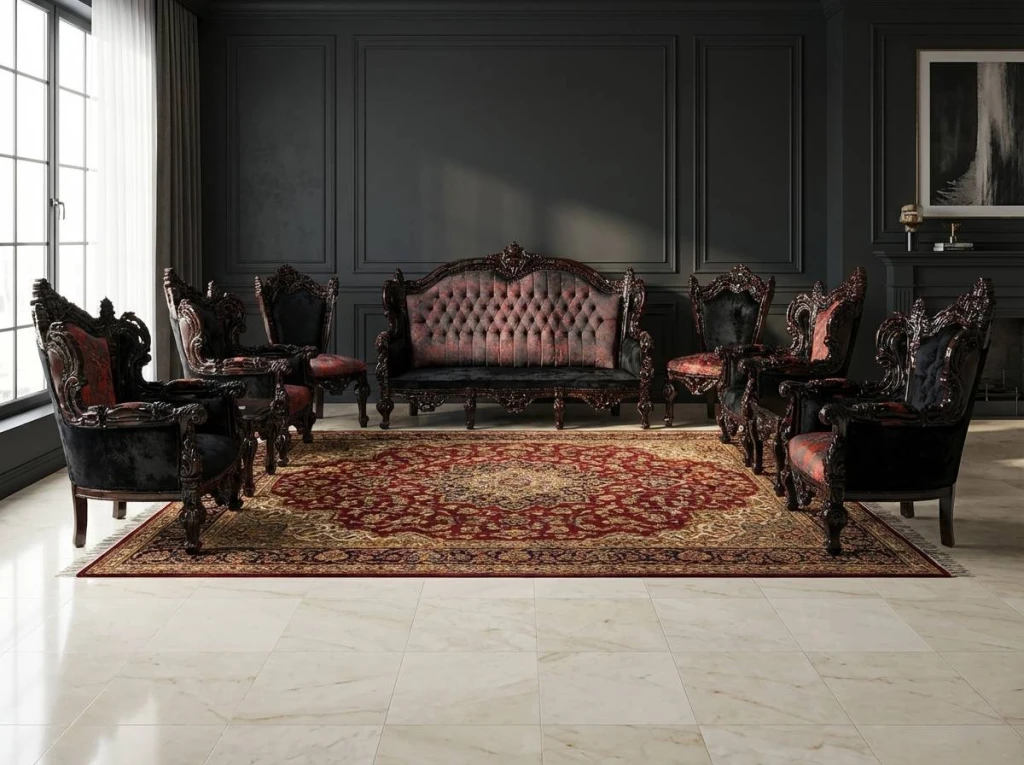 مبل استیل ۹ نفره مدل مدیری