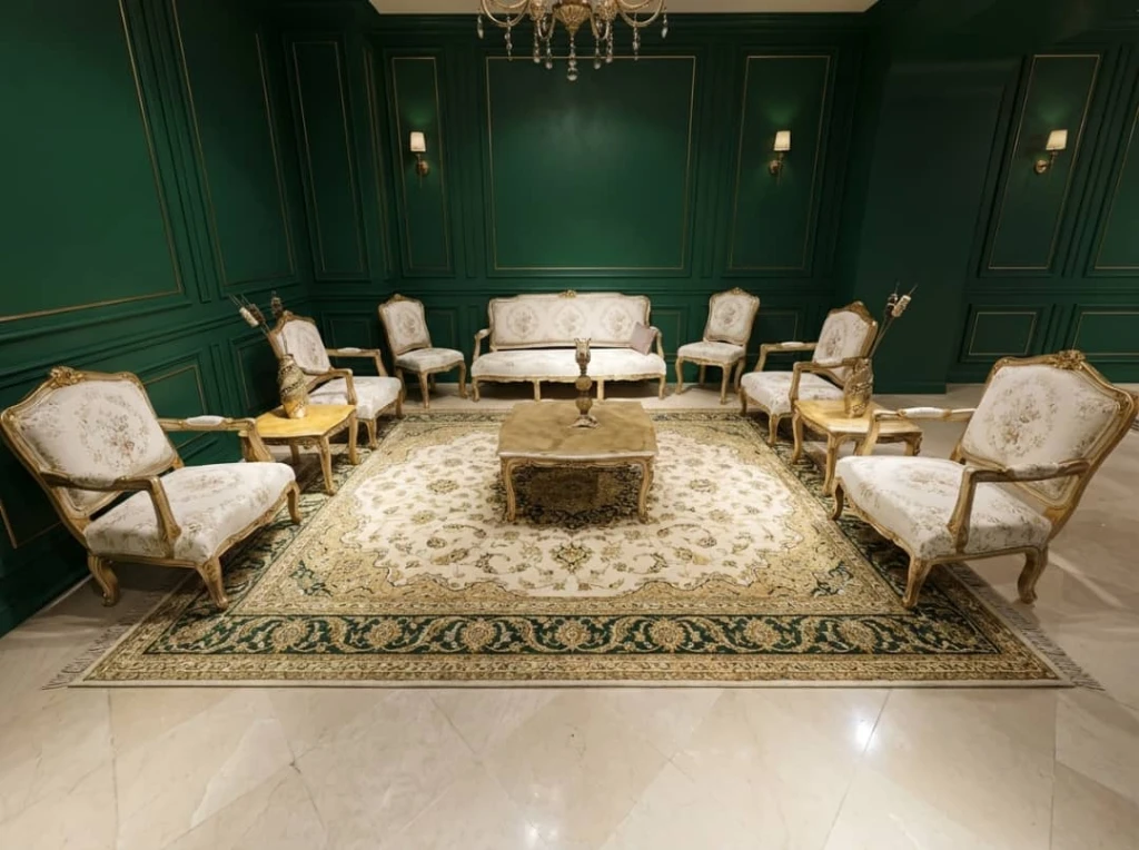 مبل استیل ۹ نفره فرانسوی