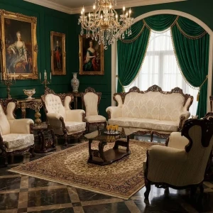 مبل استیل نه نفره مدل  نوبل