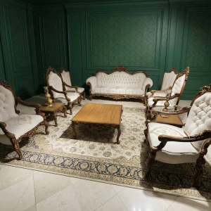 مبل استیل هنری نه نفره مدل دورهمی ویلگا